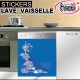 Stickers Lave Vaisselle Floral 