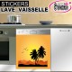 Stickers Lave Vaisselle Palmier