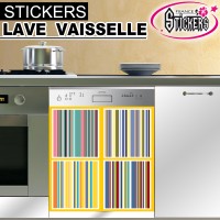 Stickers Lave Vaisselle Rétro