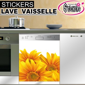 Stickers Lave Vaisselle Tournesol