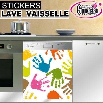 Stickers Lave Vaisselle Mains