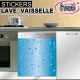 Stickers Lave Vaisselle Bulles d'Eau