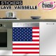 Stickers Lave Vaisselle Drapeau USA