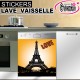 Stickers Lave Vaisselle Tour Eiffel