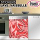 Stickers Lave Vaisselle Nuance Rouge 