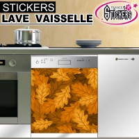 Stickers Lave Vaisselle Feuilles dAutomne 2