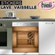 Stickers Lave Vaisselle Couleur Bois 