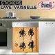 Stickers Lave Vaisselle Asiatique