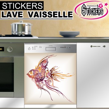 Stickers Lave Vaisselle Poisson