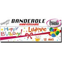 Banderole Anniversaire