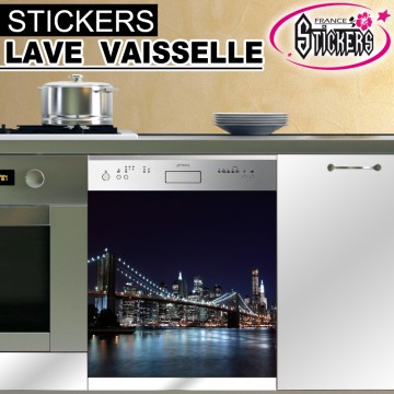 Stickers Lave Vaisselle New York 1
