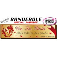 Banderole Mariage