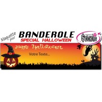 Banderole Holloween Personnalisée (Maquette M0037FS2012)