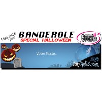 Banderole Holloween Personnalisée (Maquette M0039FS2012)