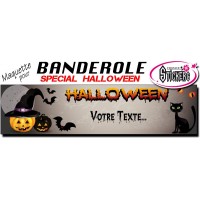 Banderole Holloween Personnalisée (Maquette M0044FS2012)