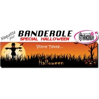 Banderole Holloween Personnalisée (Maquette M0045FS2012)