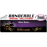 Banderole Halloween Personnalisée (Maquette M0047FS2012)