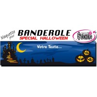 Banderole Halloween Personnalisée (Maquette M0050FS2012)