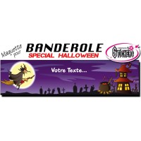 Banderole Halloween Personnalisée (Maquette M0053FS2012)