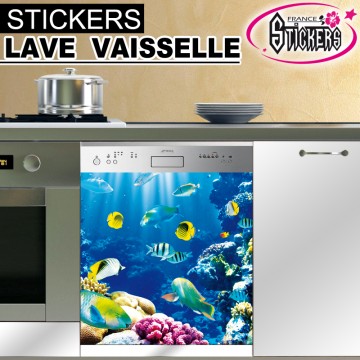 Stickers Lave Vaisselle Poisson 
