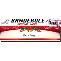 Banderole Noel - Joyeux Noël (Maquette M0058FS2012)