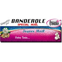 Banderole Noel - Joyeux Noël (Maquette M0063FS2012)