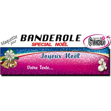 Maquette Pour Banderole Noel - Joyeux Noël (M0063FS2012) Maquette Pour Banderole Noel - Joyeux Noël (M0063FS2012)