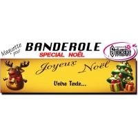 Banderole Noel - Joyeux Noël (Maquette M0067FS2012)