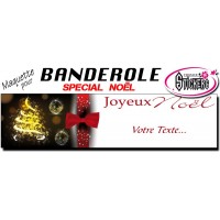 Banderole Noel - Joyeux Noël (Maquette M0070FS2012)