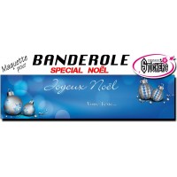 Banderole Noel - Joyeux Noël (Maquette M0072FS2012)