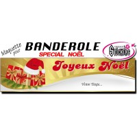 Banderole Noel - Joyeux Noël (Maquette M0074FS2012)