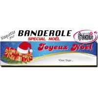 Banderole Noel - Joyeux Noël (Maquette M0076FS2012)