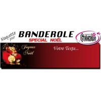 Banderole Noel - Joyeux Noël (Maquette M0079FS2012)