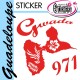 Stickers Gwada 971