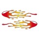 Stickers Tuning Flamme color par 2 stf1