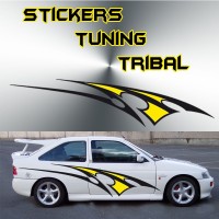 Stickers Tuning Tribal Color par 2 stt1