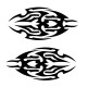 Stickers Tuning Tribal par 2 stt12