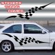 Stickers Tuning Damier std8 vendu par 2 