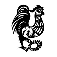 Stickers Signe astrologique chinois du Coq