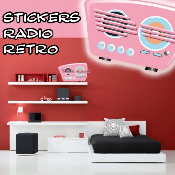 Stickers Poste Radio Rétro