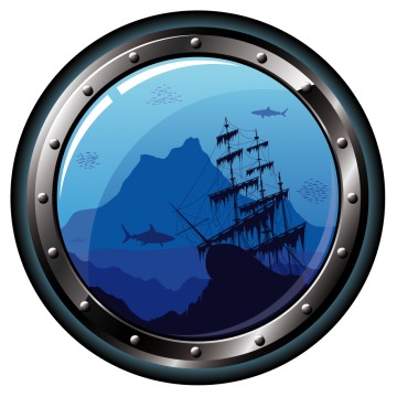 Stickers Hublot de Bateau 