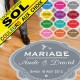 Stickers Mariage Spécial Sol - Classic Colombe