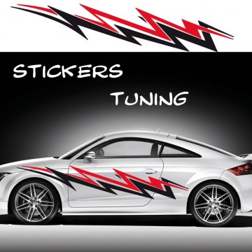 Stickers Tuning Tribal Color stt22 vendu par 2 