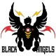 Stickers Gothique black Angels