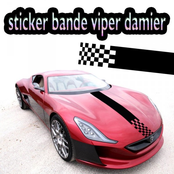 Stickers Bande Voiture RACING tuning ·.¸¸ FRANCE STICKERS ¸¸.·