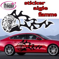 Stickers Tuning Aigle Flamme 4