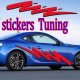 Stickers Tuning Tribal Color par 2 stt7