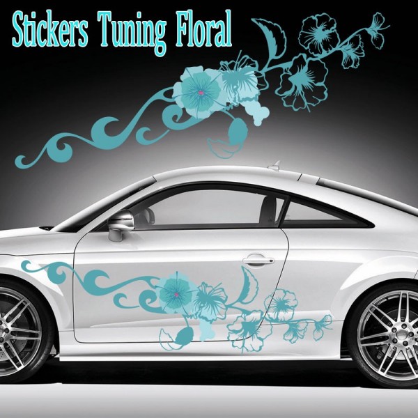 Stickers Tuning Voiture Fleurs pas cher ·.¸¸ FRANCE STICKERS ¸¸.·