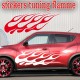 Stickers Tuning Flamme par 2 stf2