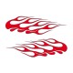 Stickers Tuning Flamme par 2 stf2